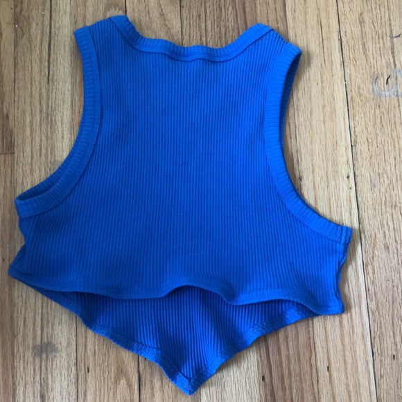 Blue crop top - Picture 2 of 2